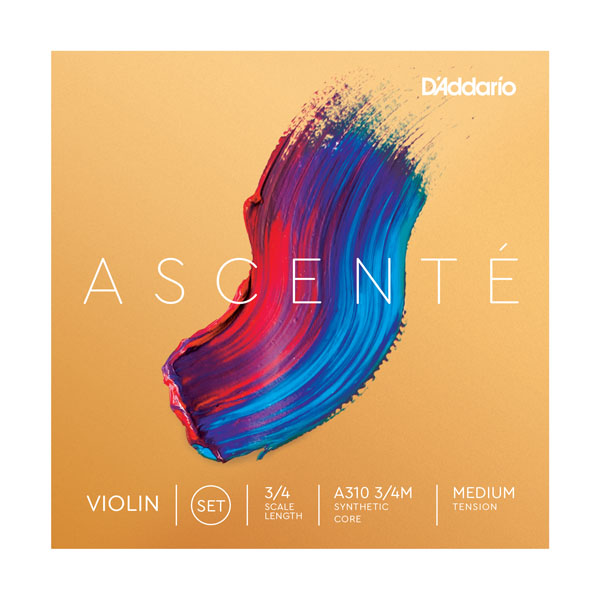 Струны для скрипки D'Addario Ascente A310 3/4M (4 шт)