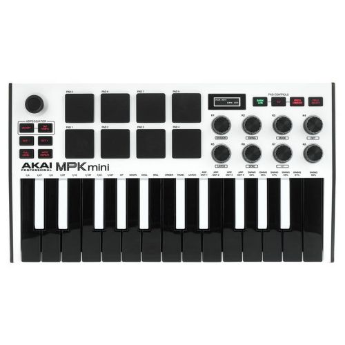 MIDI-клавиатура Akai Pro MPK mini MK3 White, 25 клавиш
