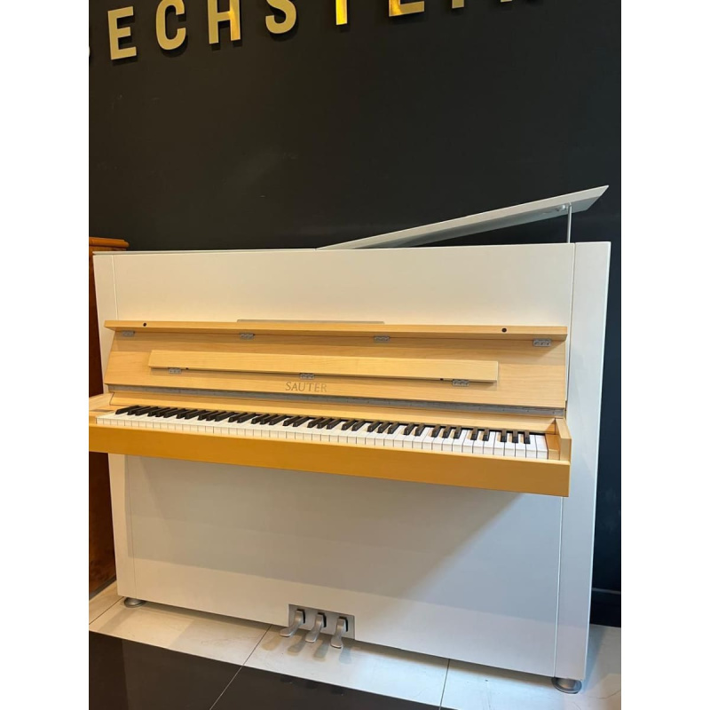 Пианино Sauter Peter Maly Basic Satin White/Maple (BU)