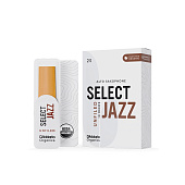 Трости для альт саксофона D'Addario Organic Select Jazz Unfiled №2S (10 шт)