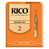 Трости для сопрано саксофона Rico №2 (10 шт)