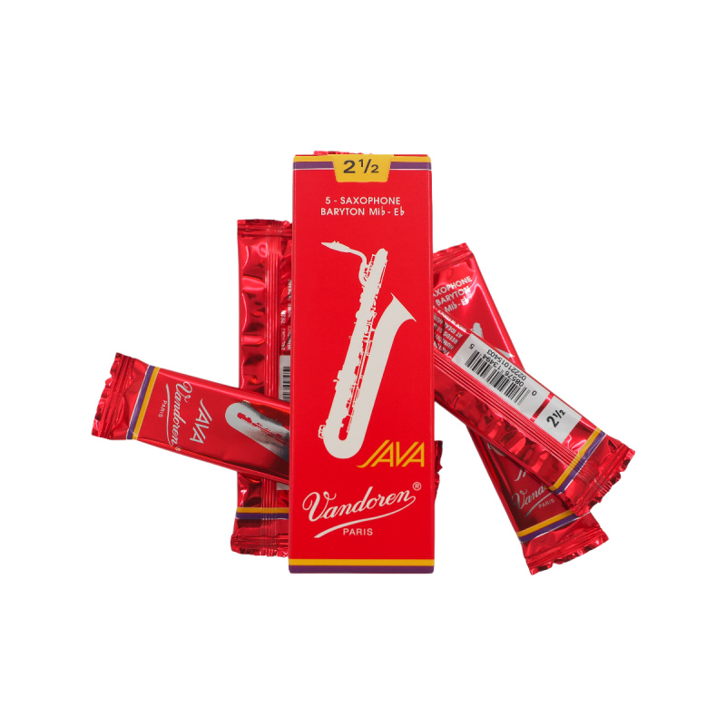 Трости для баритон саксофона Vandoren Java Red Cut filed №2,5 (5 шт)