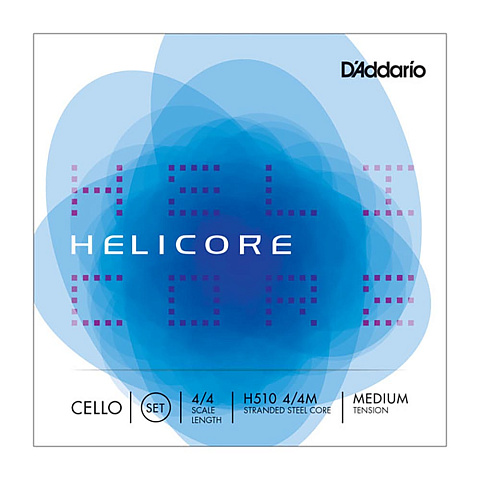 Струны для виолончели D'Addario Helicore H510 4/4M (4 шт)