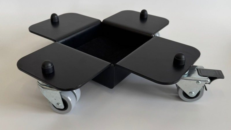 Комплект транспортировочных роликов для концертного рояля Aurora черный (3 шт)