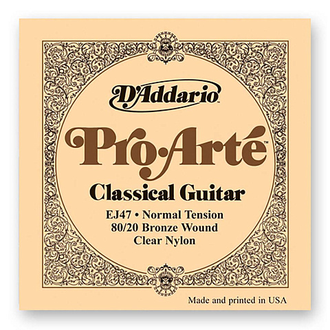 Струны для классической гитары D'Addario Pro-Arte EJ47 Normal (6 шт)