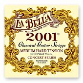 Струны для классической гитары La Bella 2001 Concert Medium Hard (6 шт)