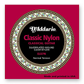 Струны для классической гитары D'Addario Student Nylon EJ27N Normal 3/4 (6 шт)
