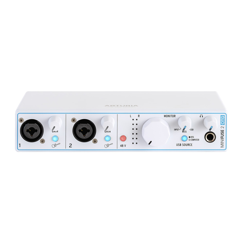Внешняя звуковая карта Arturia MiniFuse 2 White OTG