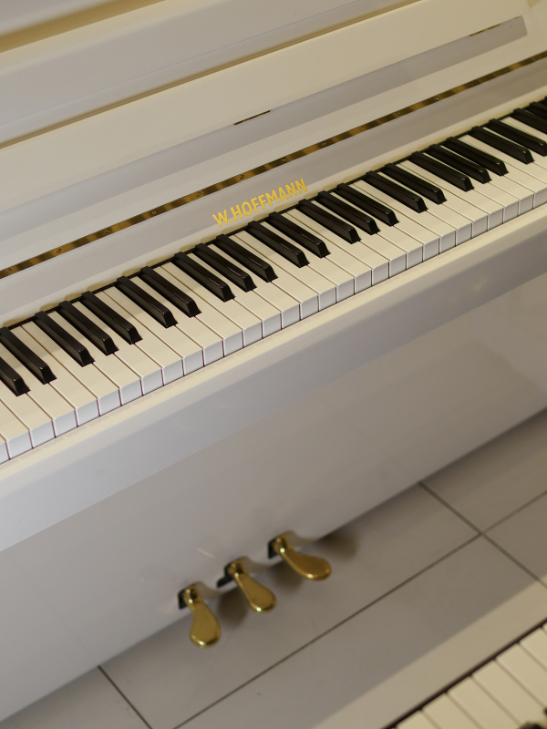 Пианино W. Hoffmann Vision V 112 (BU) белое, полированное