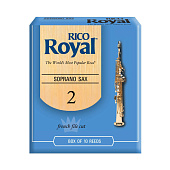Трости для сопрано саксофона Rico Royal №2 (10 шт)