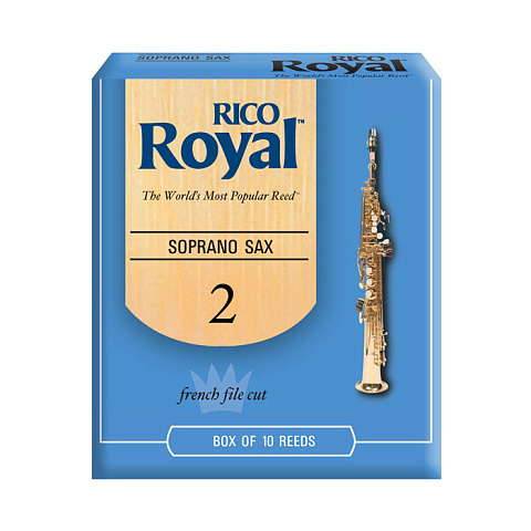 Трости для сопрано саксофона Rico Royal №2 (10 шт)