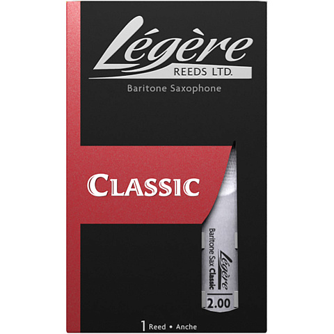 Трость для баритон саксофона Legere Classic №2 пластиковая