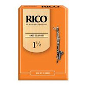 Трости для бас-кларнета Rico №1,5 (10 шт)