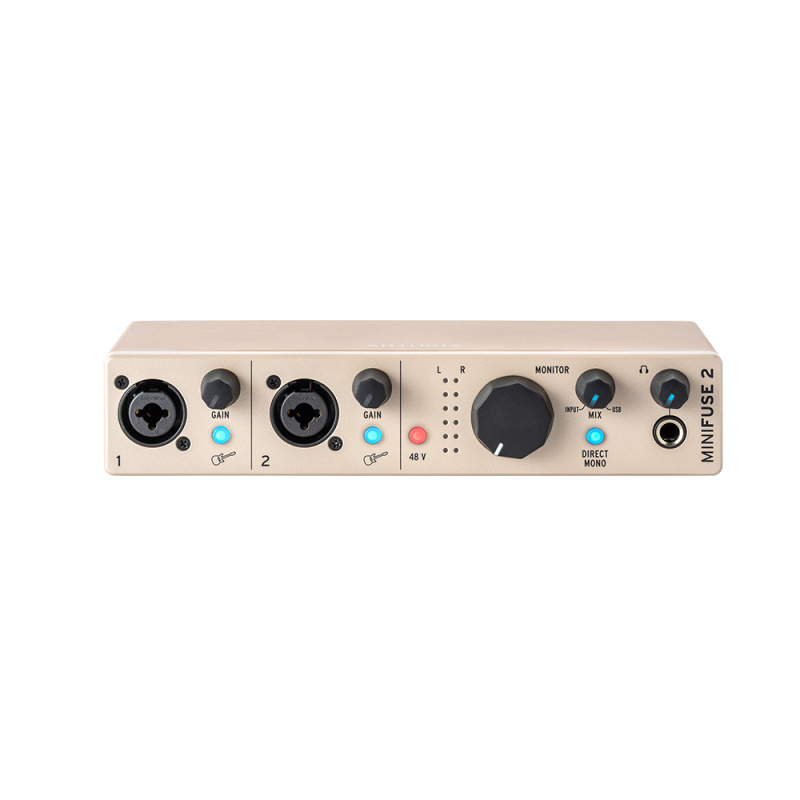 Внешняя звуковая карта Arturia MiniFuse 2 Champagne