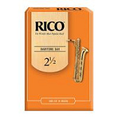 Трости для баритон саксофона Rico №2,5 (10 шт)