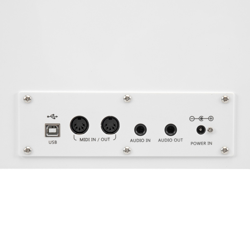 Цифровое пианино Orfeo E-12 белое, полированное, с наушниками