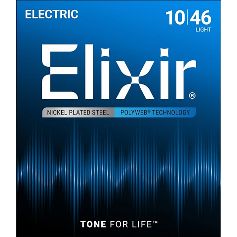 Струны для электрогитары Elixir Polyweb 12050 Light (6 шт)