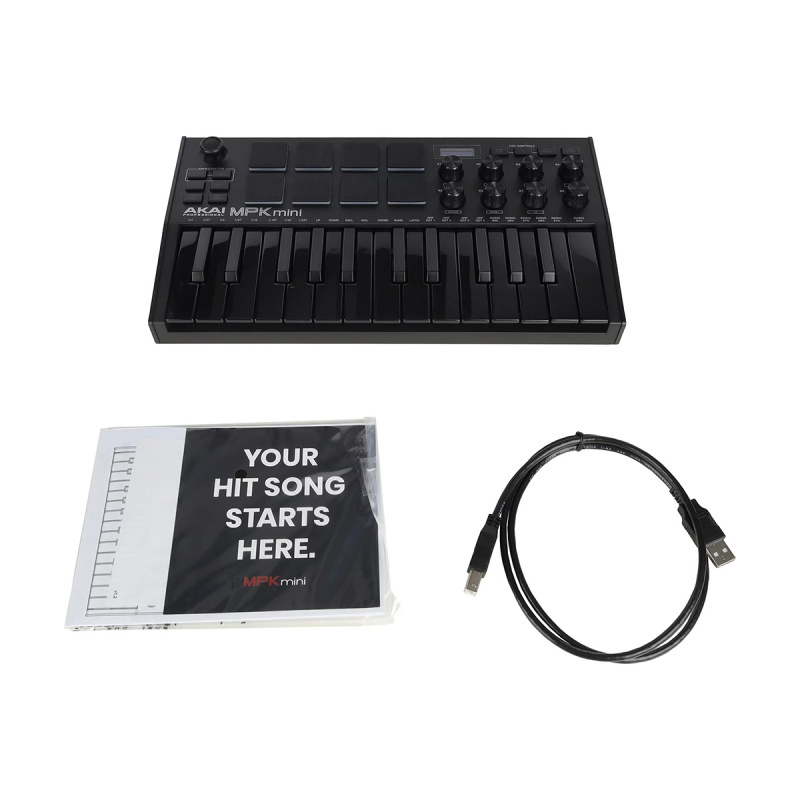 MIDI-клавиатура Akai Pro MPK mini MK3 Black, 25 клавиш