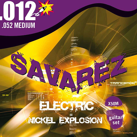 Струны для электрогитары Savarez Nickel Explosion X50M Medium (6 шт)