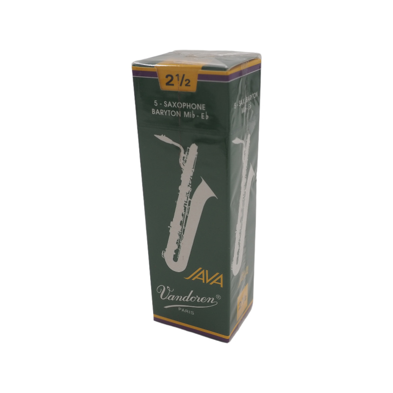 Трости для баритон саксофона Vandoren Java №2,5 (5 шт)