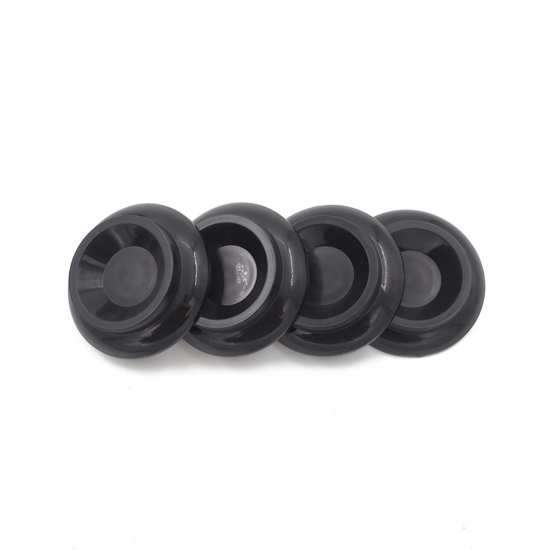 Комплект чашек для пианино Palette пластиковые, черные (4 шт)