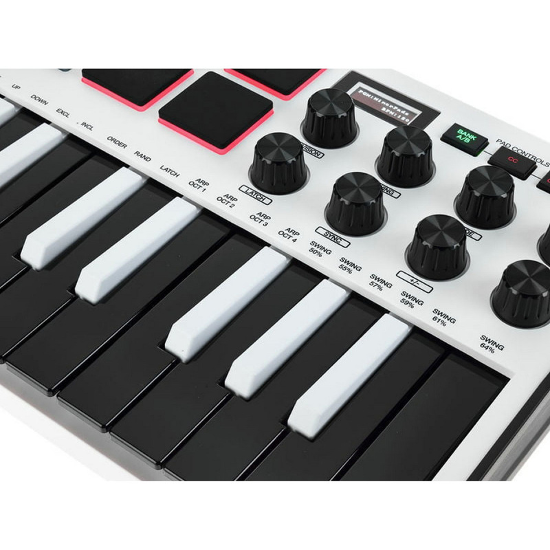 MIDI-клавиатура Akai Pro MPK mini MK3 White, 25 клавиш