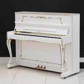 Пианино Petrof Style Rococo P 118 R1 (BU) белое, сатинированное