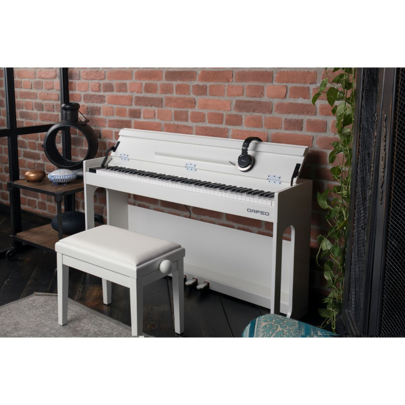 Цифровое пианино Orfeo E-6 слоновая кость, с наушниками