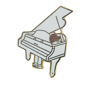 Значок AIM gifts белый рояль