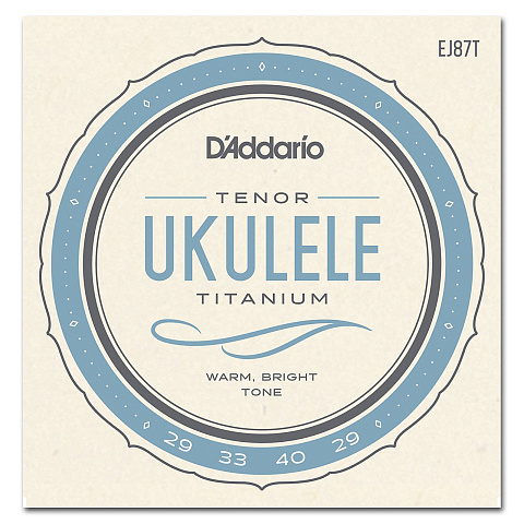 Струны для укулеле тенор D'Addario Titanium EJ87T (4 шт)