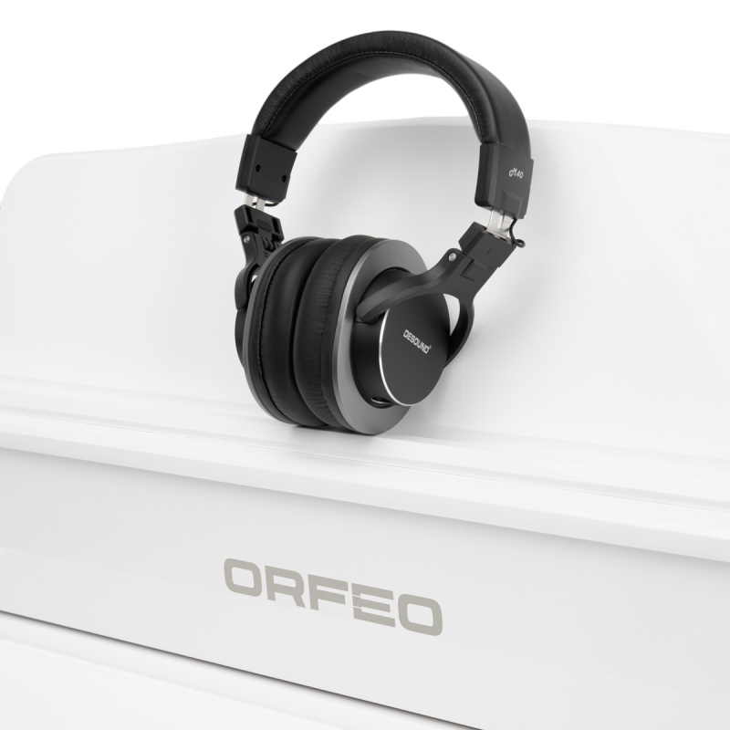 Цифровое пианино Orfeo E-12 белое, полированное, с наушниками