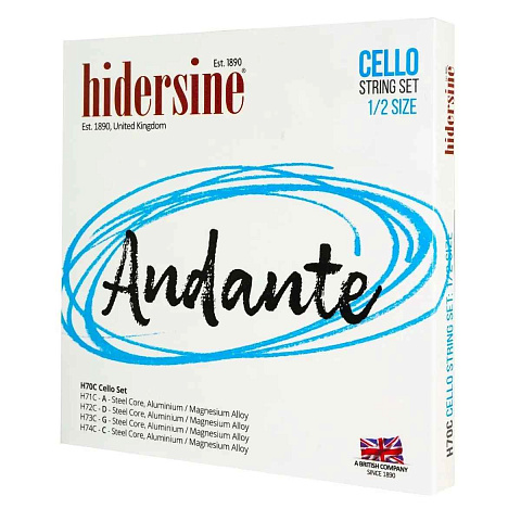 Струны для виолончели Hidersine Andante H70C 1/2 (4 шт)