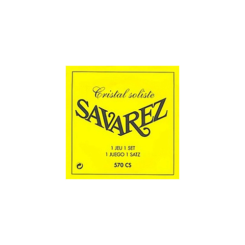 Струны для классической гитары Savarez Cristal Soliste 570 CS Very High (6 шт)