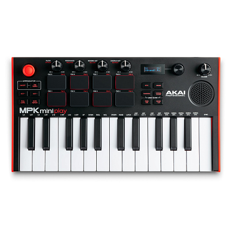MIDI-клавиатура/синтезатор Akai Pro MPK mini Play MK3, 25 клавиш