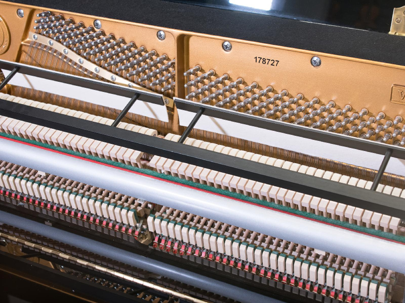 Пианино W. Hoffmann Vision V 112 2019 г.(BU) черное, полированное