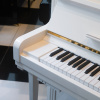 Пианино C. Bechstein Concert 8 (BU) белое, полированное, цифровая система Vario