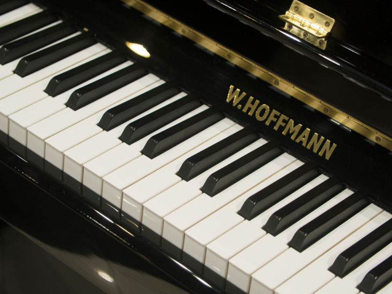 Пианино W. Hoffmann Vision V 120 (BU) черное, полированное