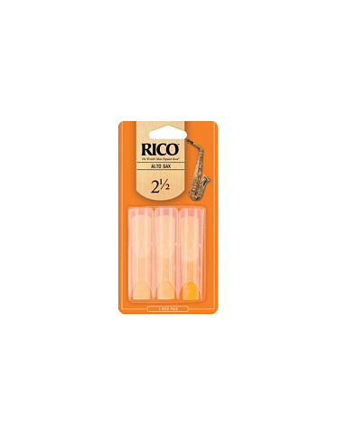 Трости для альт саксофона Rico №2,5 (3 шт)
