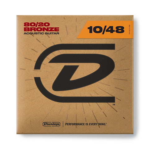 Струны для акустической гитары Dunlop Bronze DAB1048 Extra Light (6 шт)
