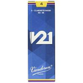 Трости для бас-кларнета Vandoren V21 №4 (5 шт)