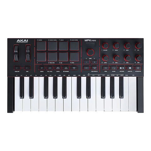 MIDI-клавиатура Akai Pro MPK mini 4 Black, 25 клавиш