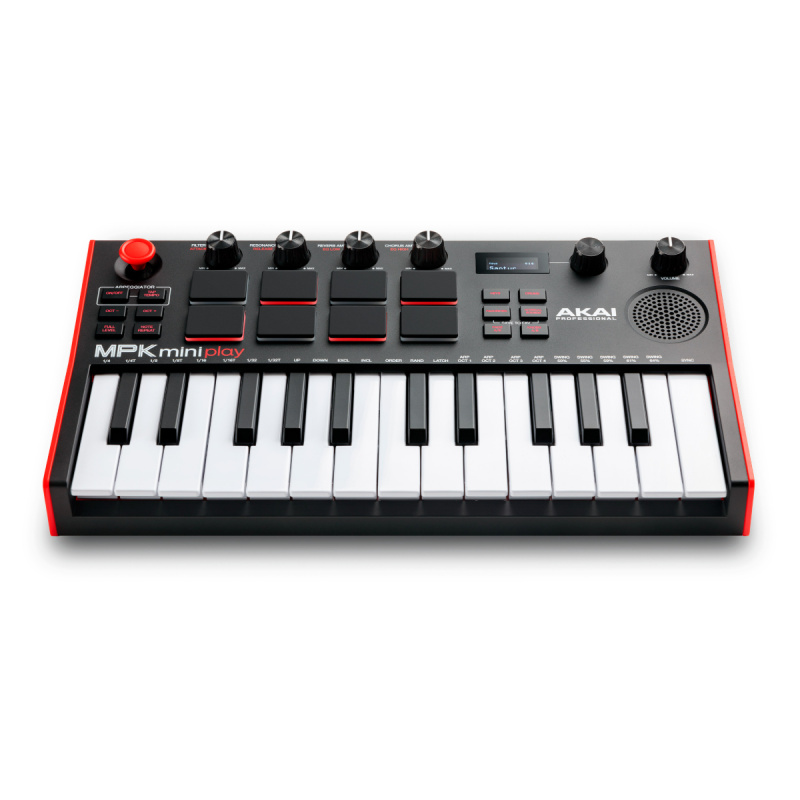 MIDI-клавиатура/синтезатор Akai Pro MPK mini Play MK3, 25 клавиш