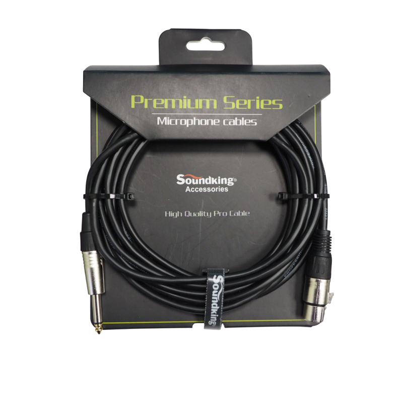 Микрофонный кабель Soundking BB006-5M, джек (штекер) - XLR (гнездо), 5 м