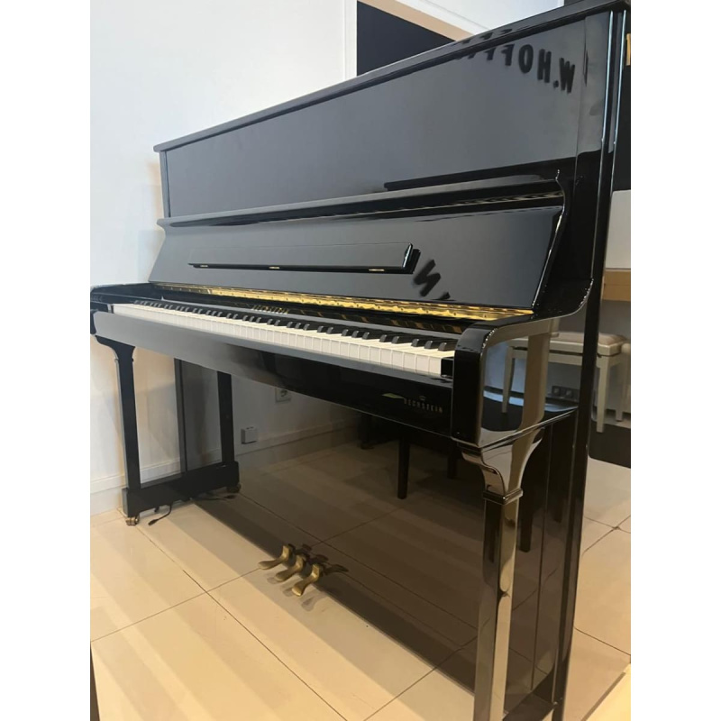 Пианино C. Bechstein Academy A 1 (BU) черное, полированное, цифровая система PianoDisc IQ HD