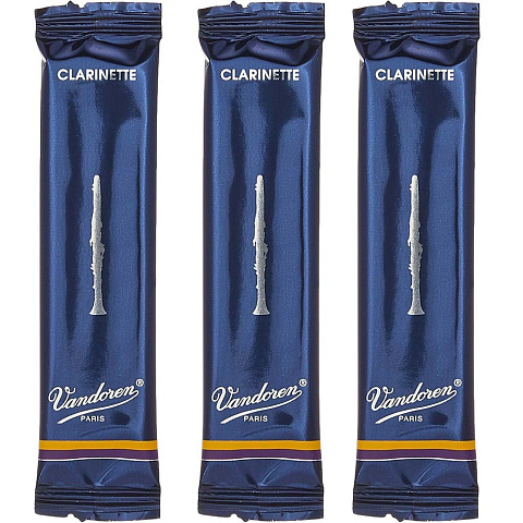 Трости для кларнета Vandoren Traditional №1,5 Bb (3 шт)