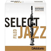 Трость для сопрано саксофона Rico Select Jazz filed №3S