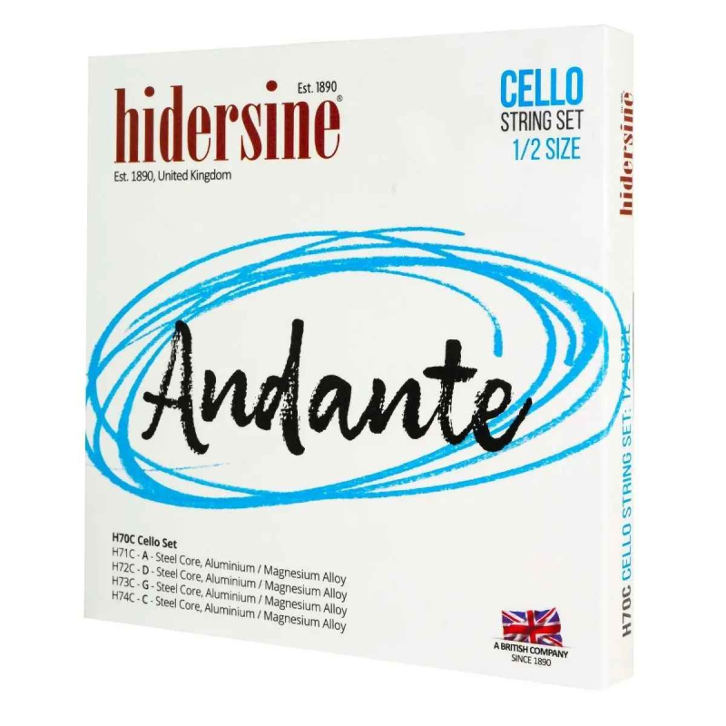 Струны для виолончели Hidersine Andante H70C 1/2 (4 шт)