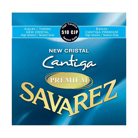 Струны для классической гитары Savarez New Cristal Cantiga 510 CJP High (6 шт)