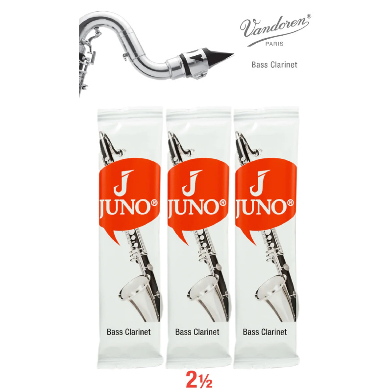 Трости для бас-кларнета Juno №2,5 (3 шт)